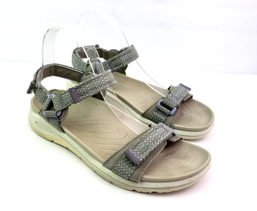 Ecco X-Trinsic 3S Womens Size EU 39 US 8-8.5 Gray Outdoors Casual Sport Sandals